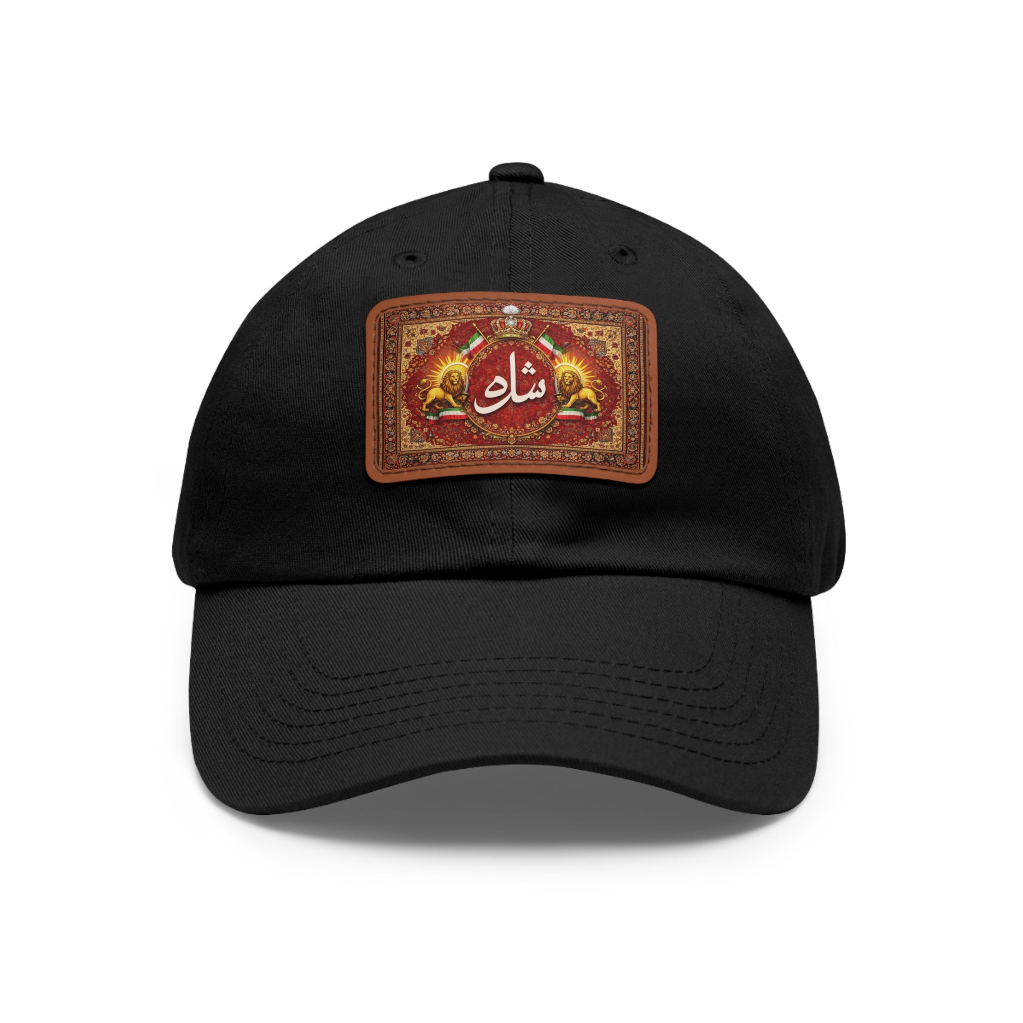 Shaah Leather Patch Dad Hat