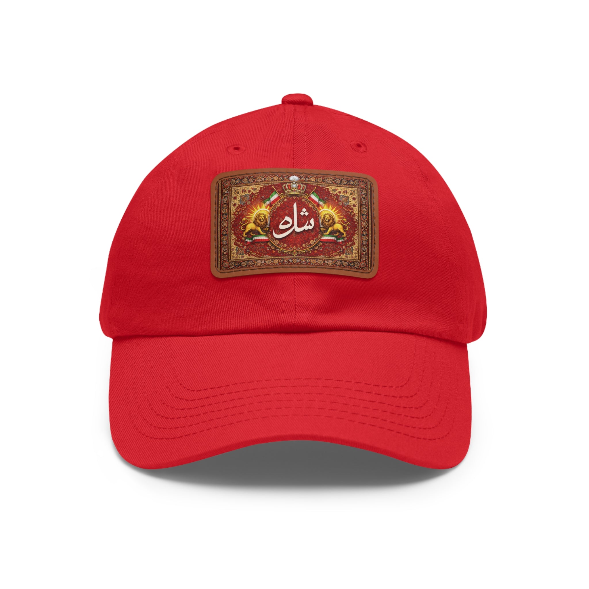 Shaah Leather Patch Dad Hat